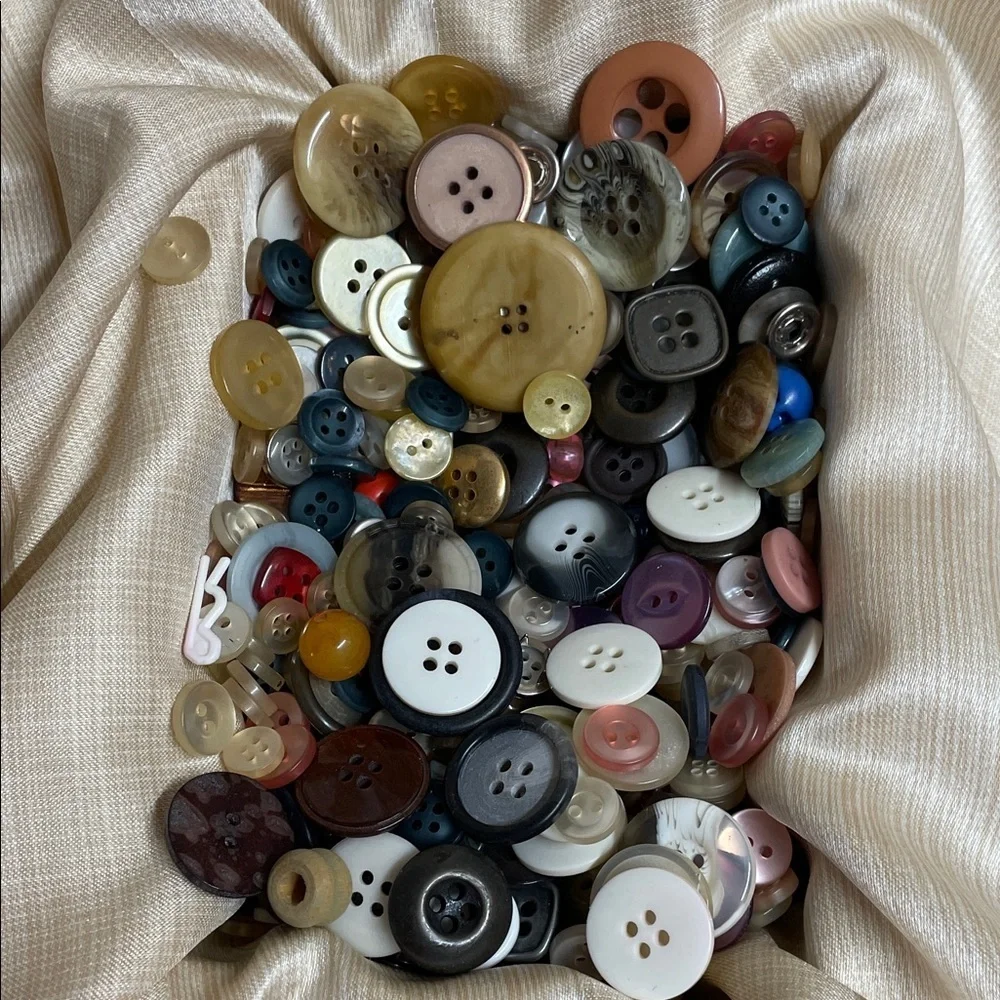 Assorted Button Collection for Arts & Crafts